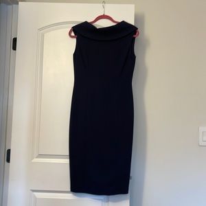 Adrianna Papell Navy Blue Dress